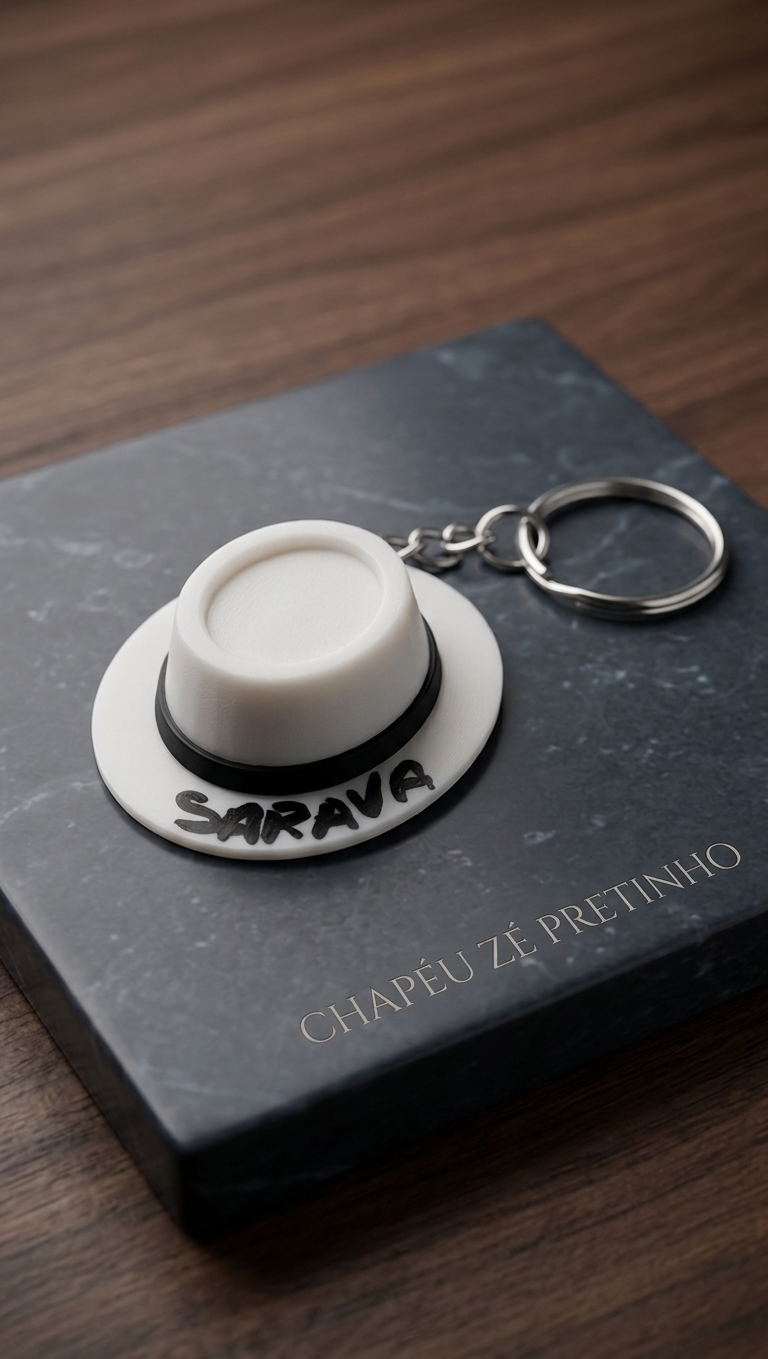 Porta chaves Chapéu Zé Pretinho