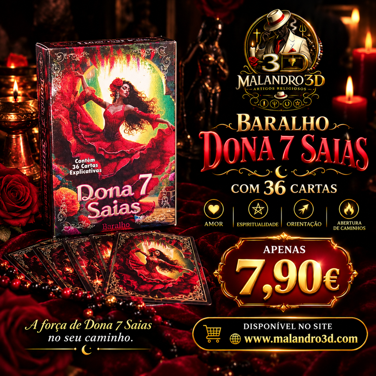 Baralho Dona 7 saias