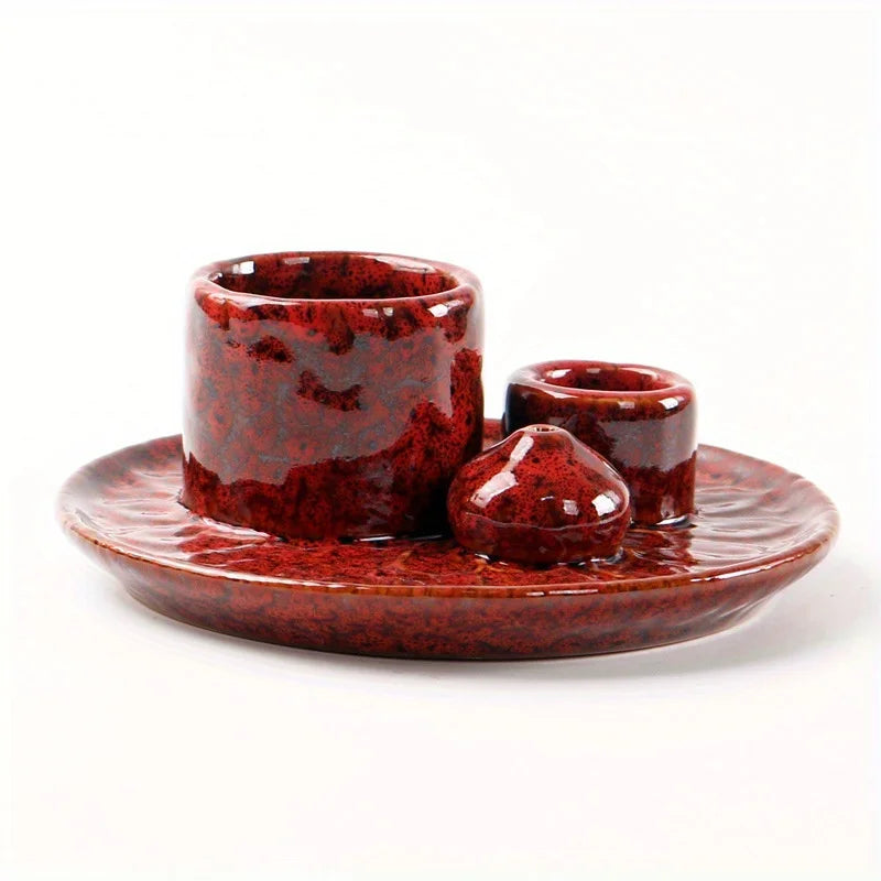 4-in-1 incensário em ceramica