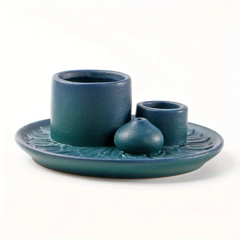 4-in-1 incensário em ceramica