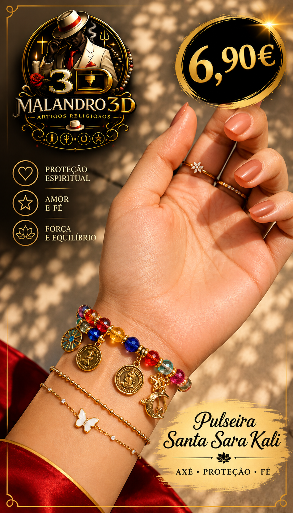 Pulseira Santa Sara Kali