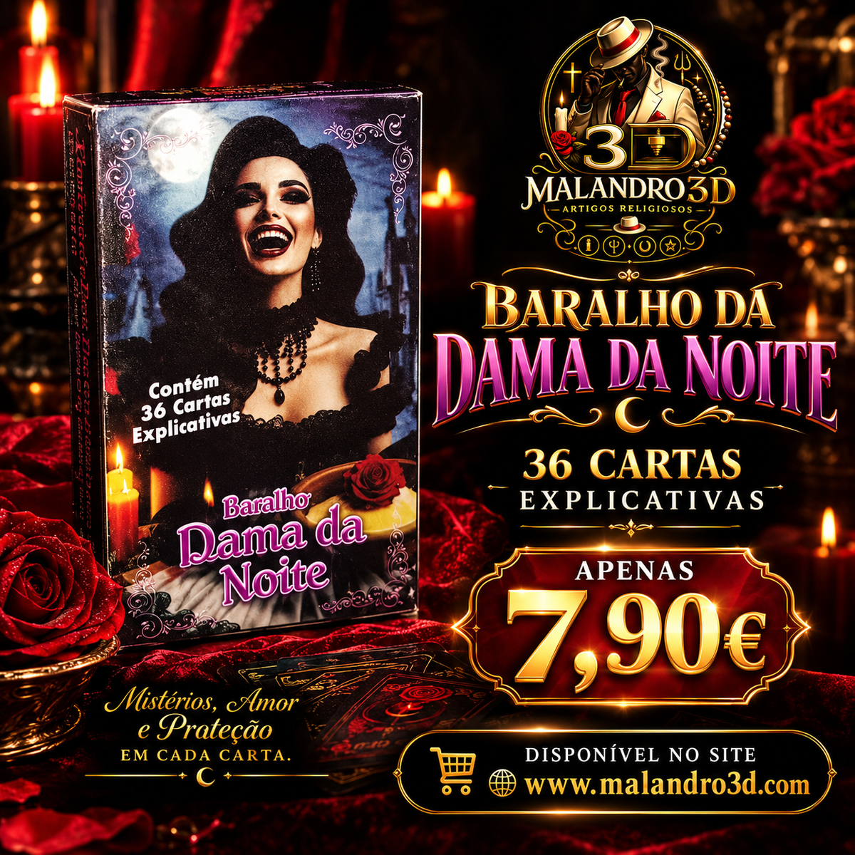 Baralho Dama da noite